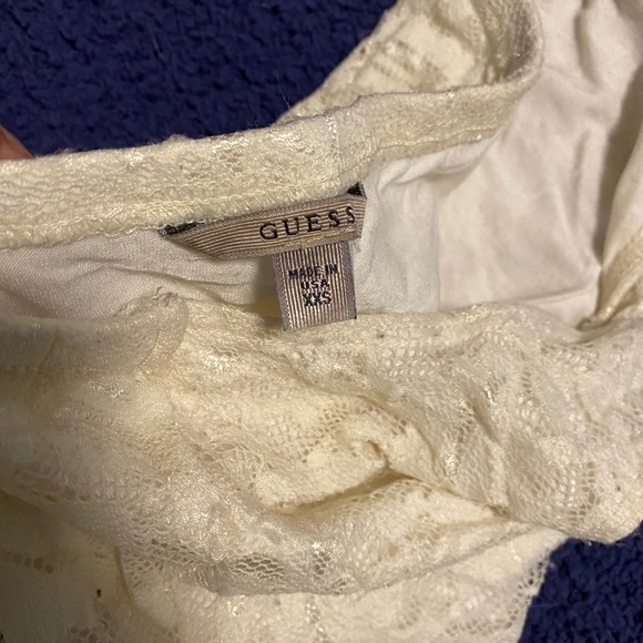 GUESS White lace body suit - XXS - Picture 3 of 3